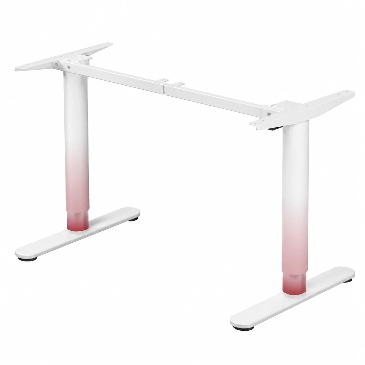 Gambe regolabili elettricamente per scrivania, altezza 71-118 cm, design rotondo, ideali per ufficio e casa, ergonomiche