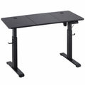 Scrivania Elettrica Regolabile in Altezza, 120x60 cm, Colore Nero