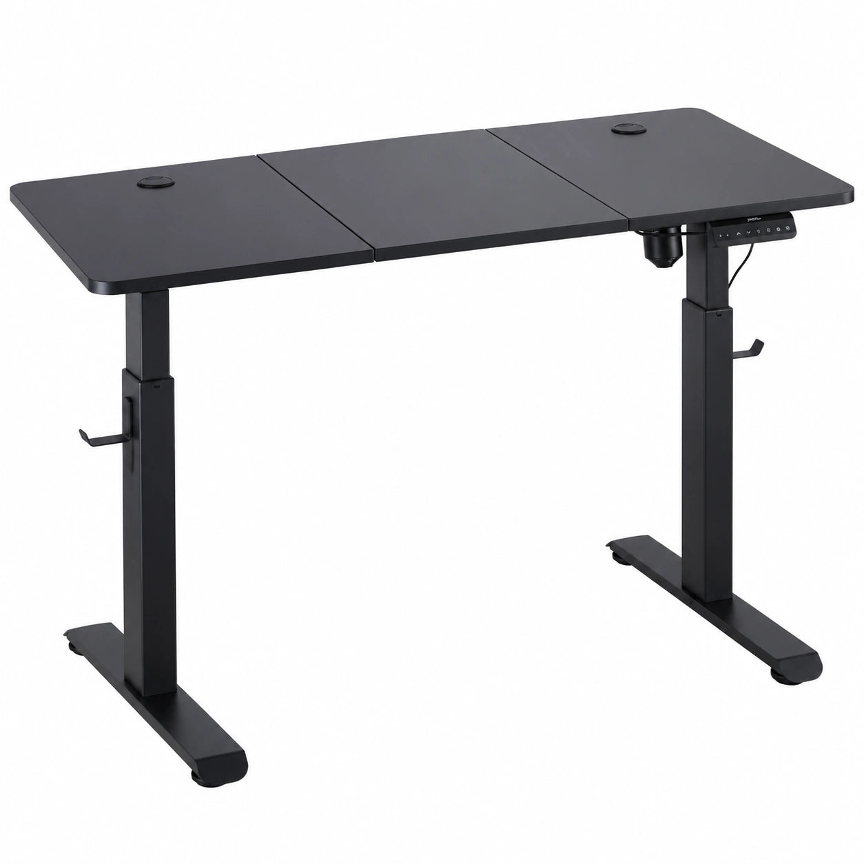 Scrivania Elettrica Regolabile in Altezza, 120x60 cm, Colore Nero