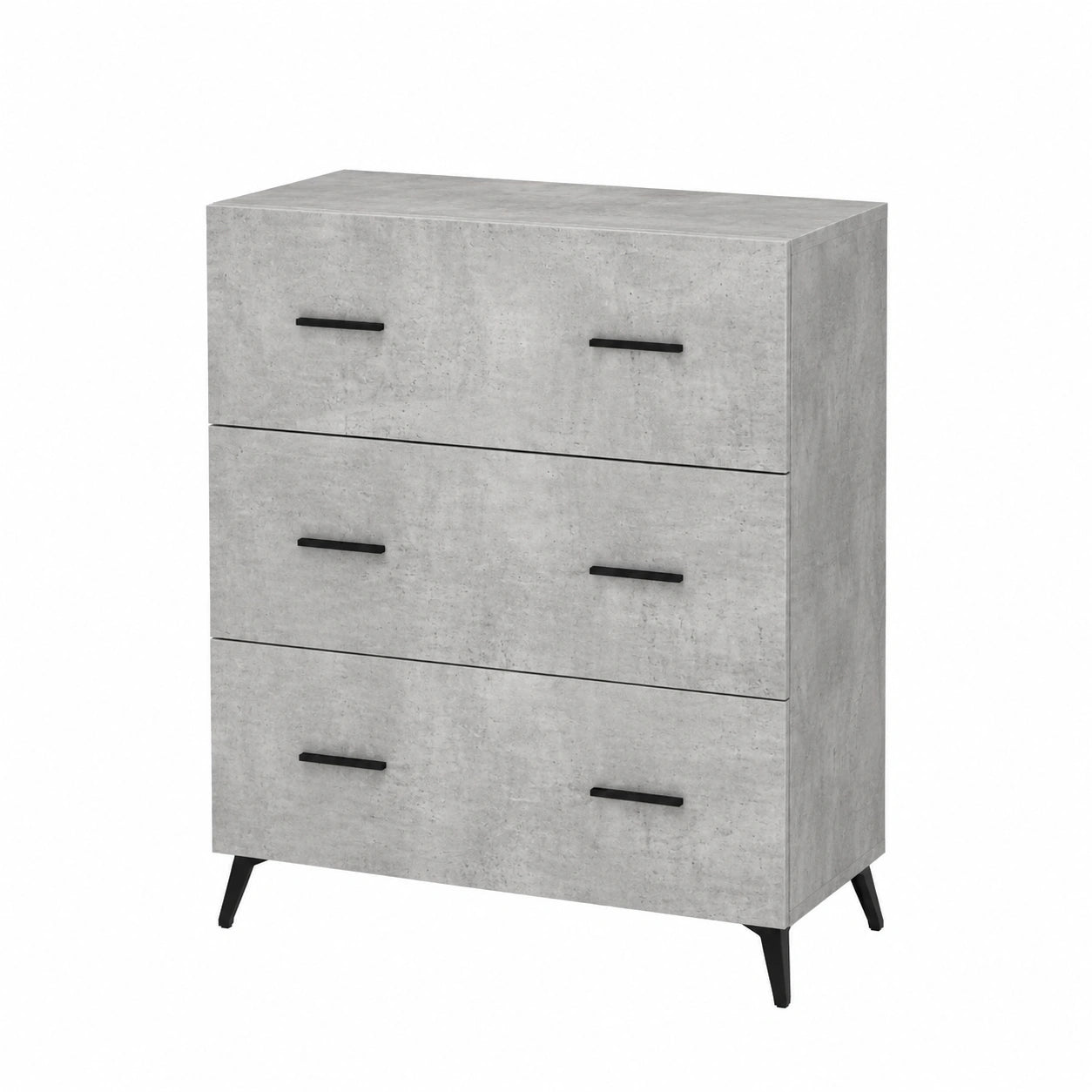 Credenza in Legno Ingegnerizzato Grigio Cemento 69,5x34x90 cm per Cucina e Soggiorno