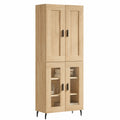 Credenza Buffet in Rovere Sonoma per Sala e Cucina, 69,5x34x180 cm