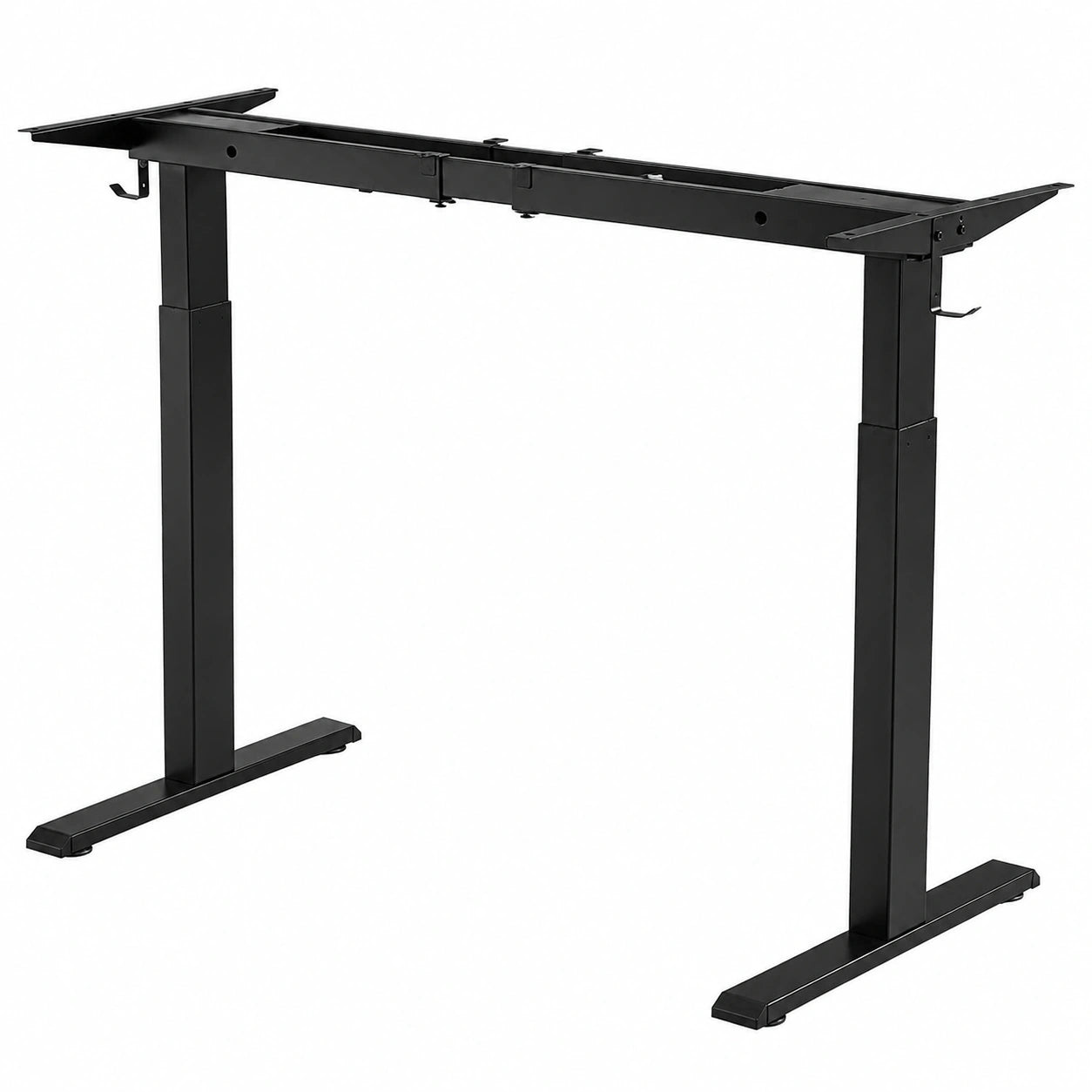 Scrivania Elettrica Regolabile a Doppio Motore VEVOR, Telaio Estensibile 104-160 cm, 4 Livelli di Altezza per Ufficio