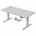 Scrivania Elettrica Regolabile ErGear, 160x80 cm, Motore Silenzioso e Potente, Struttura Solida Metallo, Piano Quattro Sezioni, Portata 100 kg