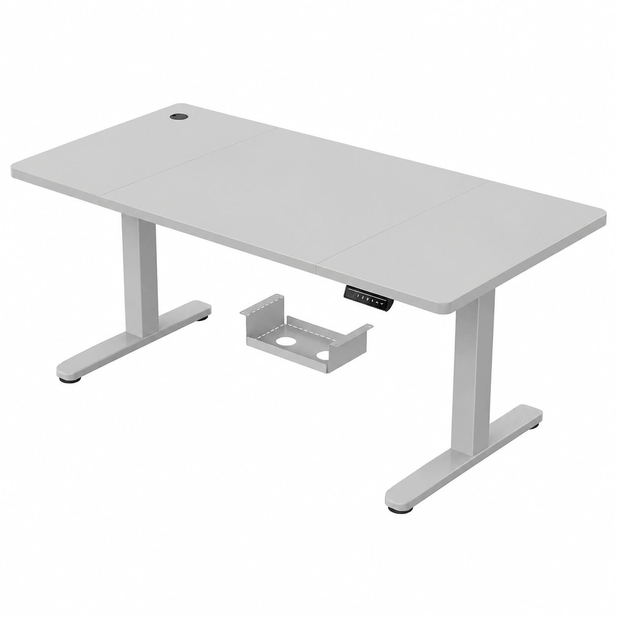 Scrivania Elettrica Regolabile ErGear, 160x80 cm, Motore Silenzioso e Potente, Struttura Solida Metallo, Piano Quattro Sezioni, Portata 100 kg