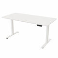 Scrivania Elettrica Ergonomica AREBOS 180x80 cm | Regolabile in Altezza 72-118 cm con Funzione Memory | Standing Desk per Ufficio | Bianco