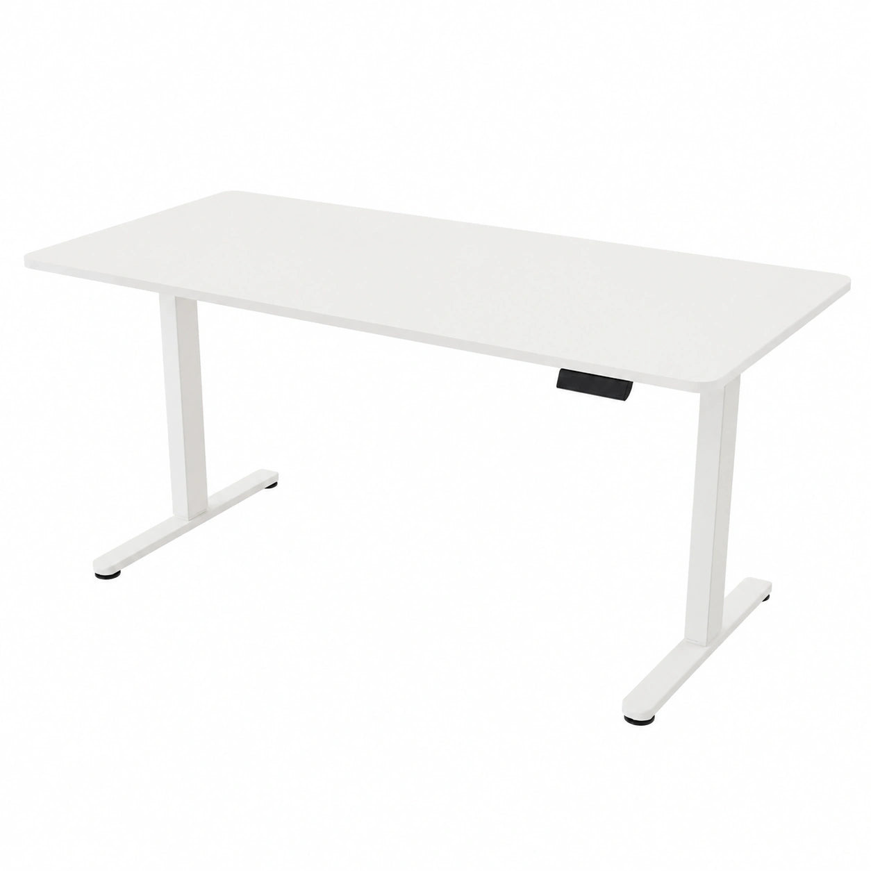 Scrivania Elettrica Ergonomica AREBOS 180x80 cm | Regolabile in Altezza 72-118 cm con Funzione Memory | Standing Desk per Ufficio | Bianco