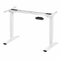 FLEXISPOT Scrivania Regolabile Elettrica a Doppio Motore con Memoria Intelligente, EC5 Serie, Solo Telaio Bianco, 3 Livelli