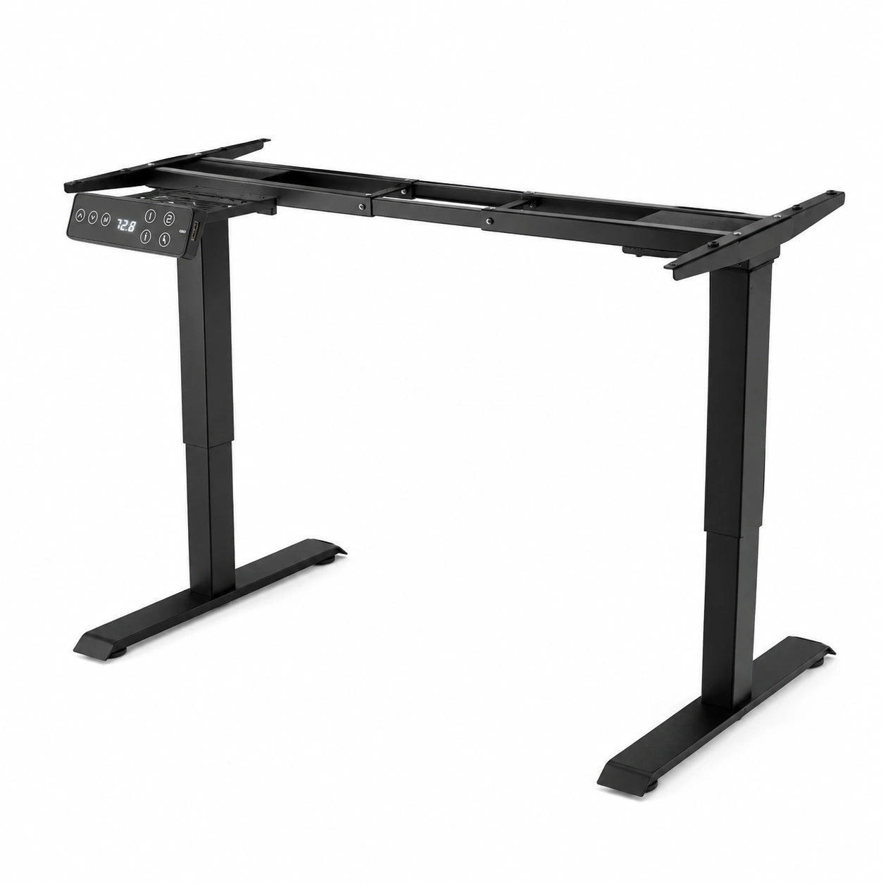 Supporto Scrivania Elettrico Regolabile Bellini con Sensore di Collisione, Altezza 60-125 cm, Certificazione TÜV