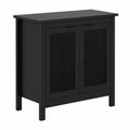 Mobile Buffet in Legno con 2 Ante e Ripiano Regolabile, Credenza Antiribaltamento per Cucina e Soggiorno