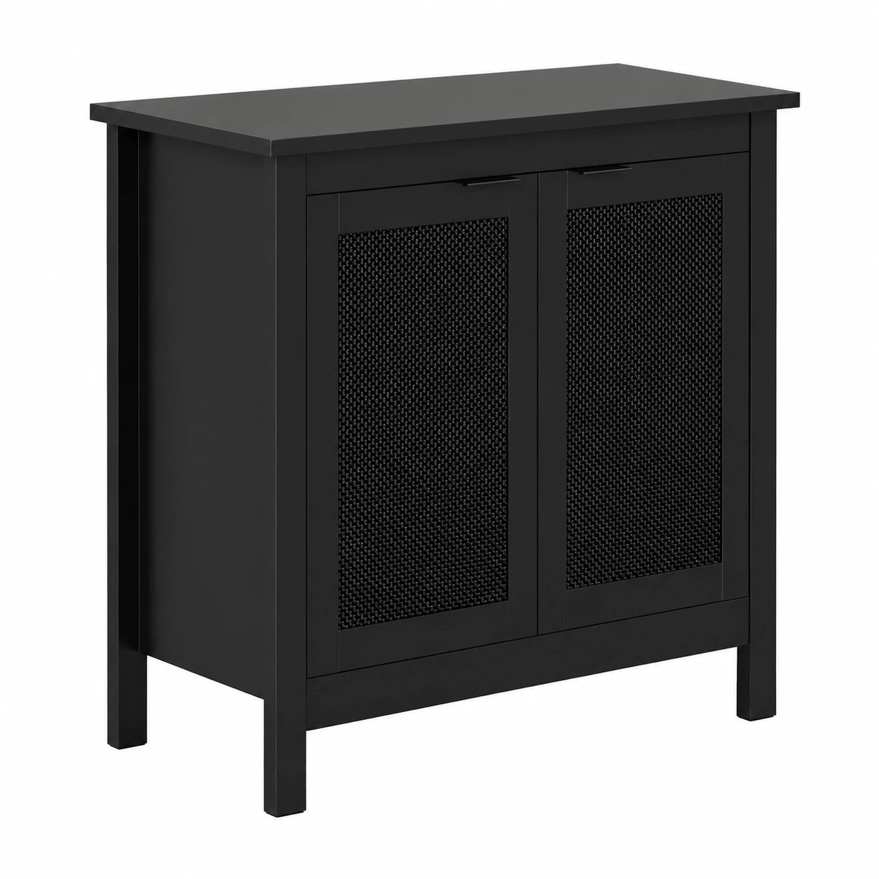 Mobile Buffet in Legno con 2 Ante e Ripiano Regolabile, Credenza Antiribaltamento per Cucina e Soggiorno