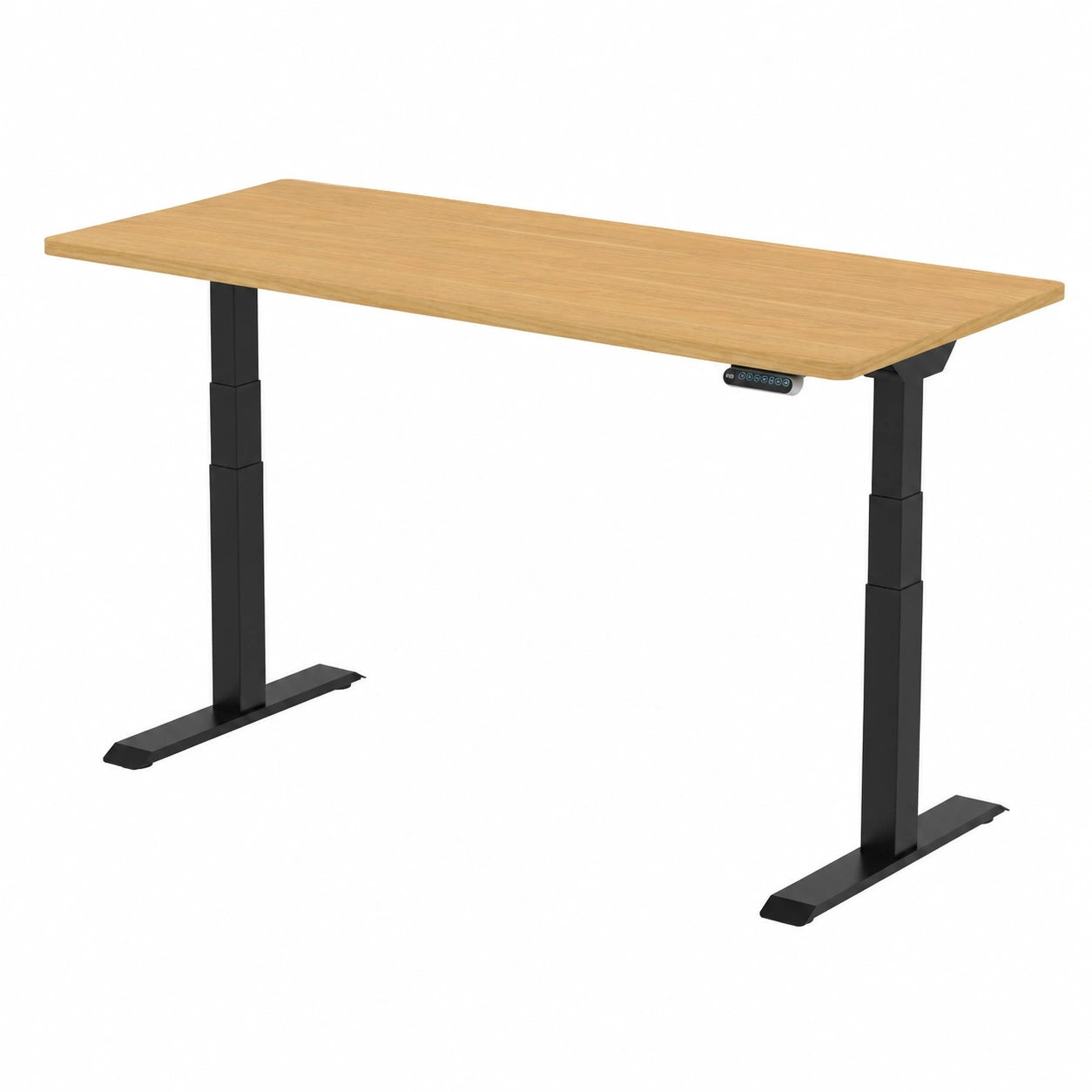 Scrivania Elettrica Regolabile FLEXISPOT E6 con Motore Doppio, 180x80 cm, Acero e Nero